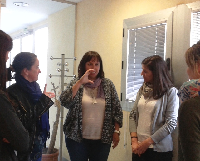 Algunos Agentes de Innovación Local de Guadalinfo durante la sesión presencial del curso en LSE