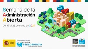 cartel de la semana de la administración abierta